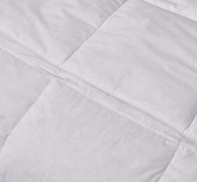 Naples 700 Thread Count Oversized Hungarian Microban White Goose Down Comforter