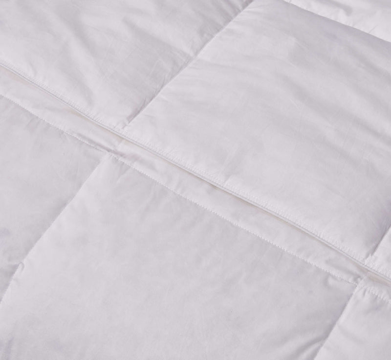Naples 700 Thread Count Oversized Hungarian Microban White Goose Down Comforter