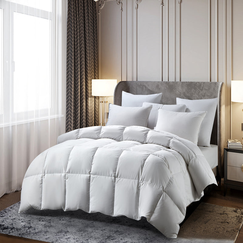 Beautyrest 100% Cotton RDS Feather & Down Comforter - All Seasons