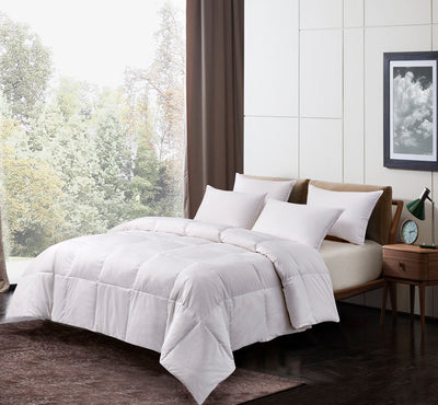Kathy Ireland ESSENTIALS Light to Extra Warmth Goose Feather and Down Fiber Comforter