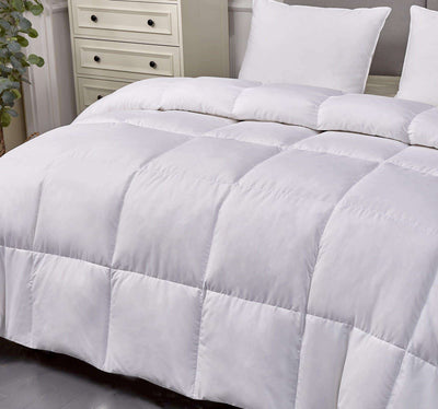 Kathy ireland - ESSENTIALS MicrofiberWhite Down and Feather comforter King in White color