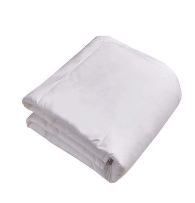 240 Thread Count White Goose Down and Feather Comforter