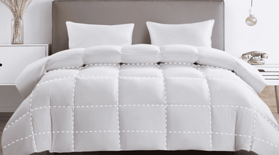 Kathy Ireland Essentials Ultra Soft Nano Touch Light To Extra Warmth Goose Down Fiber Comforter