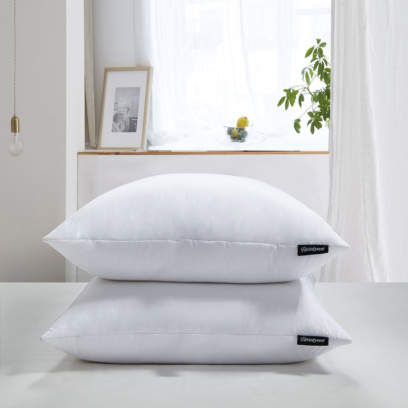 Beautyrest 233TC Cotton Softy-Around Feather and Down Euro Pillow (2PK)