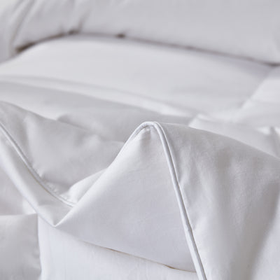 Martha Stewart  Sateen Cotton Light Warmth White Down Comforter