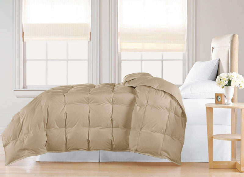 240TC Feather&Down ComforterTwin in Sand color