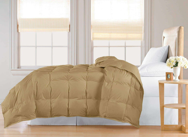 250TC Down Alternative ComforterTwin in Soft Goldcolor