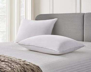 400 Thread Count Soft and Fluffy White Down Pillow