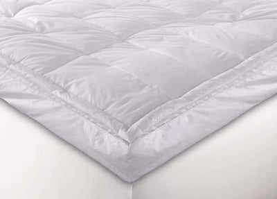  3'' Feather and Down Top Featherbed With Pillow