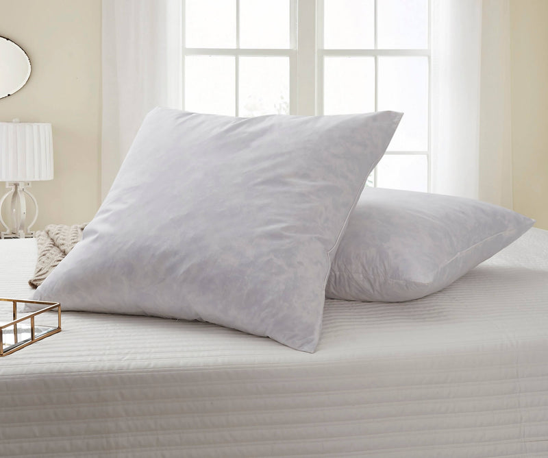 Serta Feather Decorative Square Pillows- 2 Pack