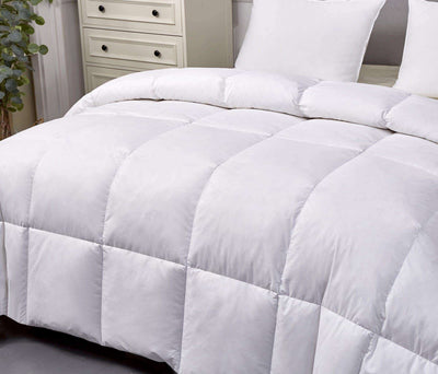 Kathy ireland - ESSENTIALSWhite Goose Feather and Down comforter King in White color