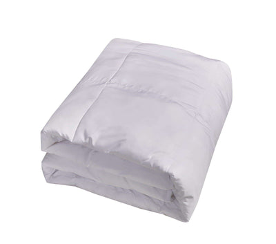Kathy ireland - ESSENTIALS Ultra-Soft Nano-Touch Extra Warmth Duraloft Down Alternative Comforter Full-Queen in white color