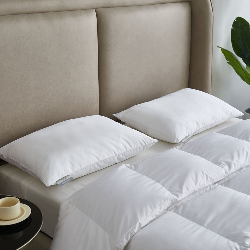 Kathy Ireland Brrr Pro Cooling Tencel & Polyester Down Alternative Filled Pillow (2Pk) - Medium Firm