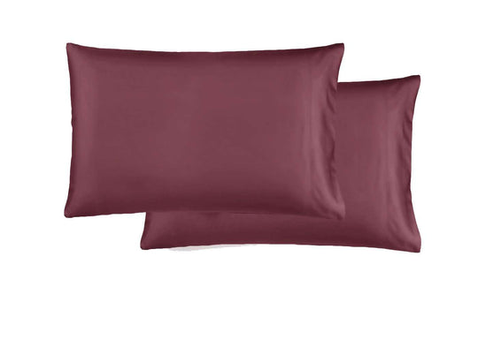Solid Cotton Pillow Shams - Set of 2