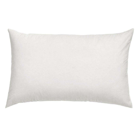 Microfiber Solid White Goose Down Pillow