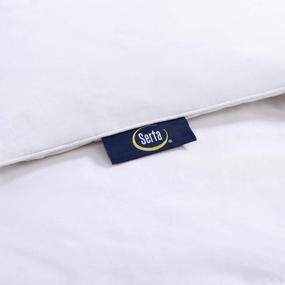 Serta HeiQ Cooling White Feather And Down All Season Comforter