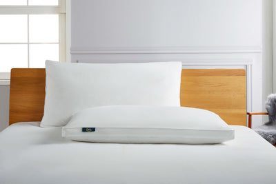 Serta 233 Thread Count White Goose Feather and Down Fiber Bed Pillow-Side Sleeper 2 -Pack