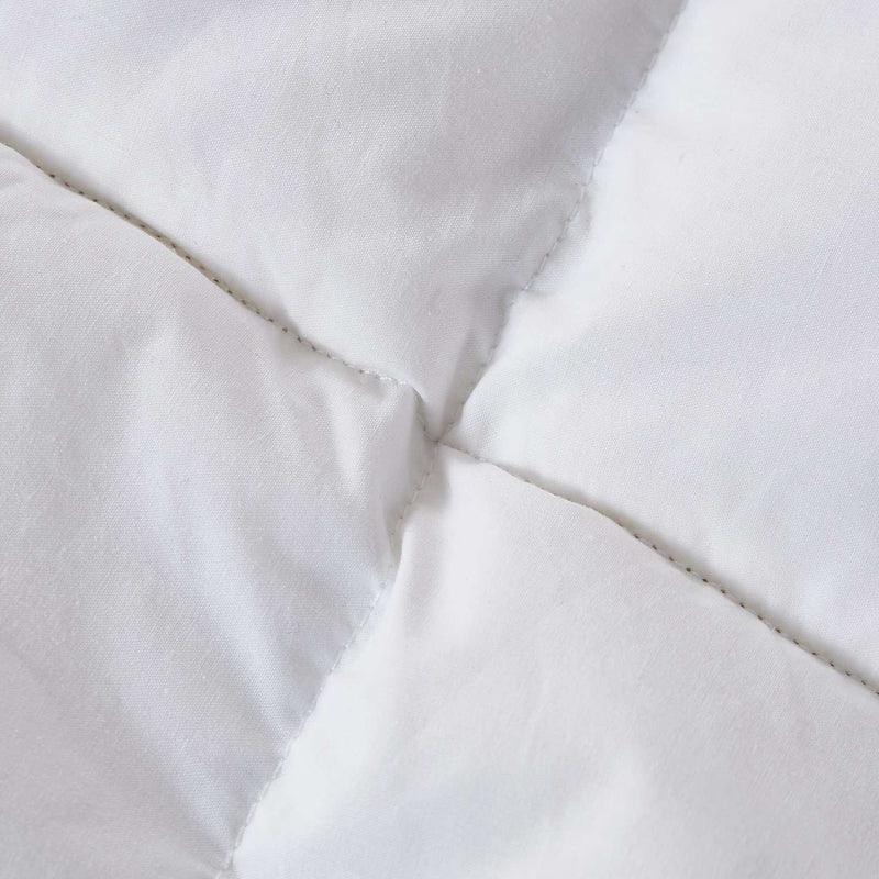 Serta White Goose Feather and Down Fiber Featherbed