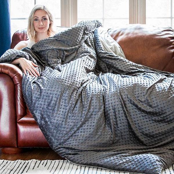 Weighted Blanket Anxiety, Insomnia, Depression& Stress Relief